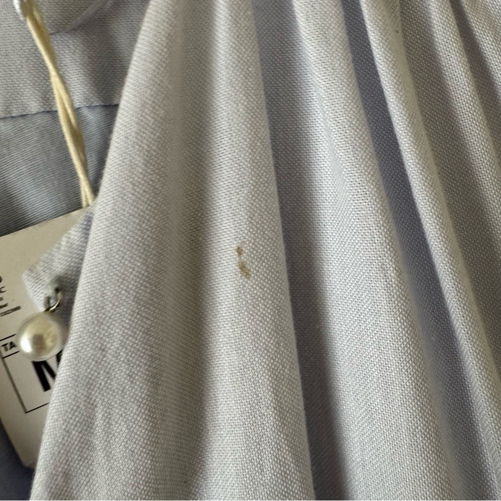 Zara light blue ruffle dress - Picture 3 of 5